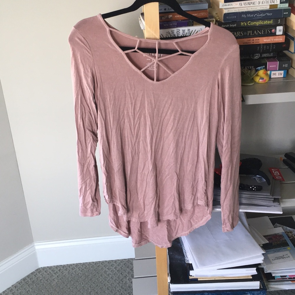 soft and sexy cross strap top